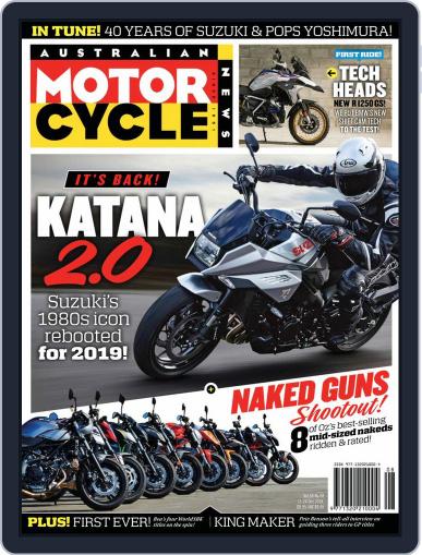 Australian Motorcycle News October 11th, 2018 Digital Back Issue Cover