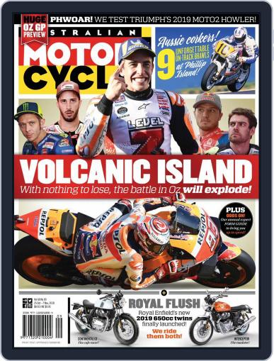 Australian Motorcycle News October 25th, 2018 Digital Back Issue Cover