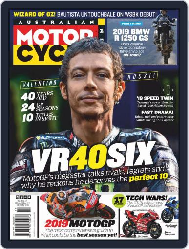 Australian Motorcycle News February 28th, 2019 Digital Back Issue Cover