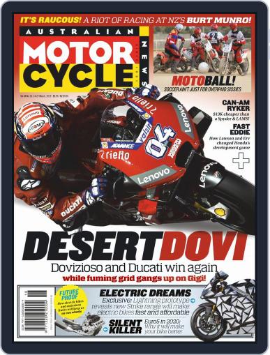 Australian Motorcycle News March 14th, 2019 Digital Back Issue Cover