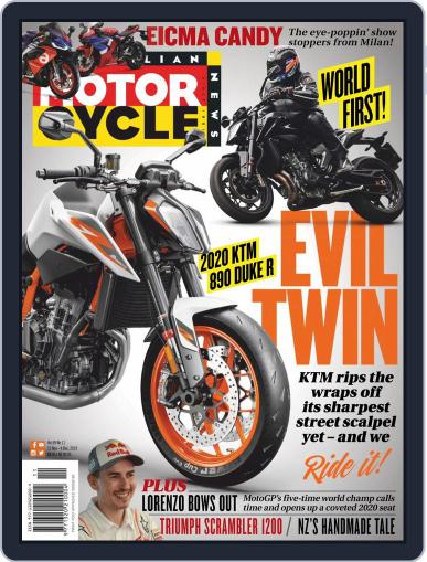 Australian Motorcycle News November 21st, 2019 Digital Back Issue Cover