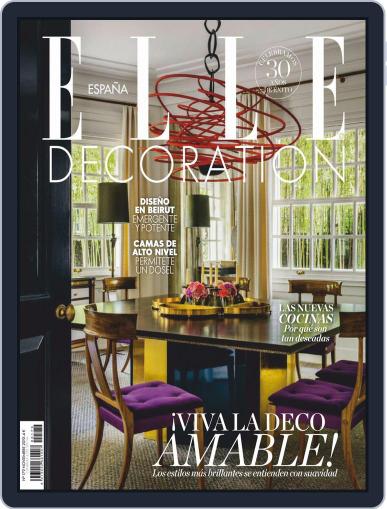 ELLE DECOR Spain November 1st, 2019 Digital Back Issue Cover