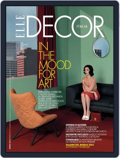 Elle Decor Italia April 10th, 2013 Digital Back Issue Cover