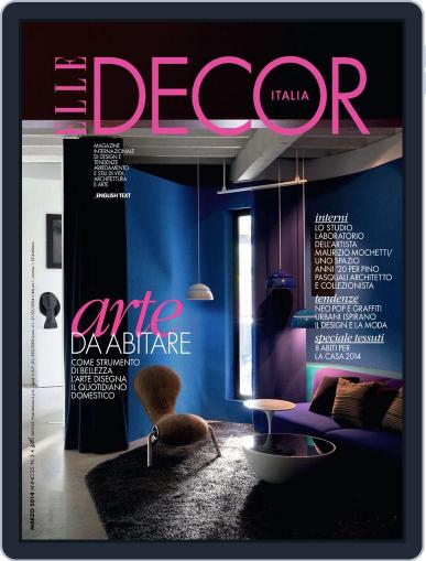 Elle Decor Italia March 6th, 2014 Digital Back Issue Cover