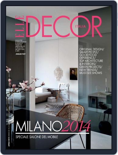 Elle Decor Italia April 11th, 2014 Digital Back Issue Cover