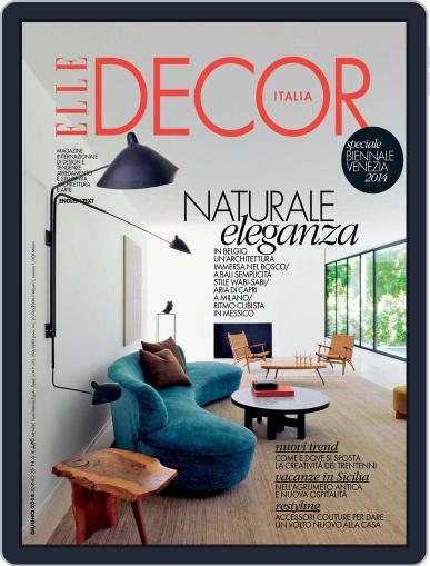 Elle Decor Italia June 11th, 2014 Digital Back Issue Cover
