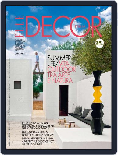 Elle Decor Italia July 1st, 2015 Digital Back Issue Cover