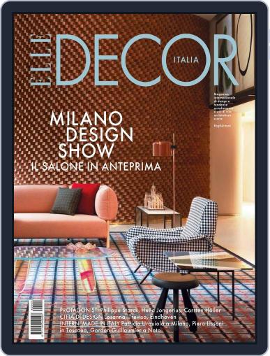 Elle Decor Italia April 4th, 2016 Digital Back Issue Cover