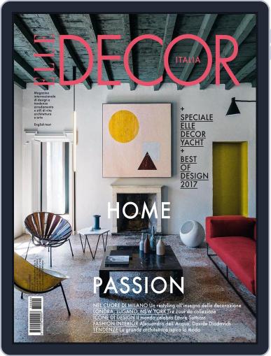 Elle Decor Italia September 1st, 2017 Digital Back Issue Cover