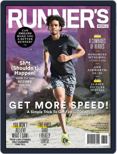 Runner's World South Africa August 1st, 2018 Digital Back Issue Cover