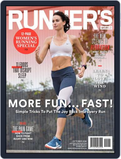Runner's World South Africa October 1st, 2018 Digital Back Issue Cover