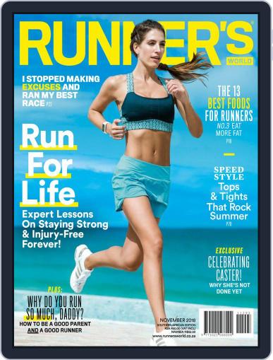 Runner's World South Africa November 1st, 2018 Digital Back Issue Cover