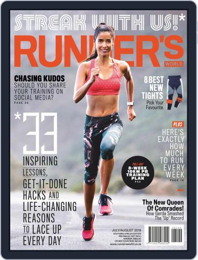 Runner's World South Africa July 1st, 2019 Digital Back Issue Cover