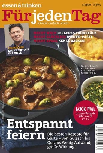 essen&trinken für jeden Tag January 1st, 2020 Digital Back Issue Cover