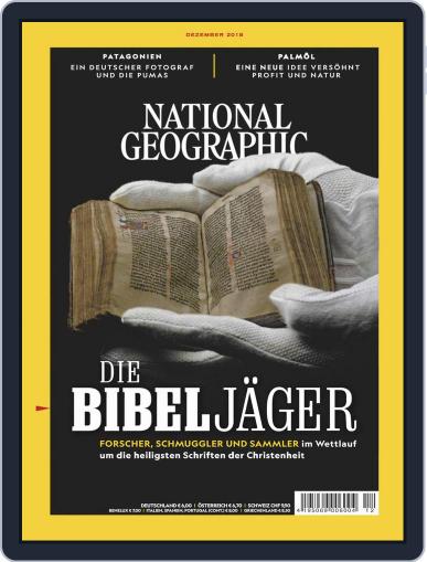 National Geographic Deutschland December 1st, 2018 Digital Back Issue Cover