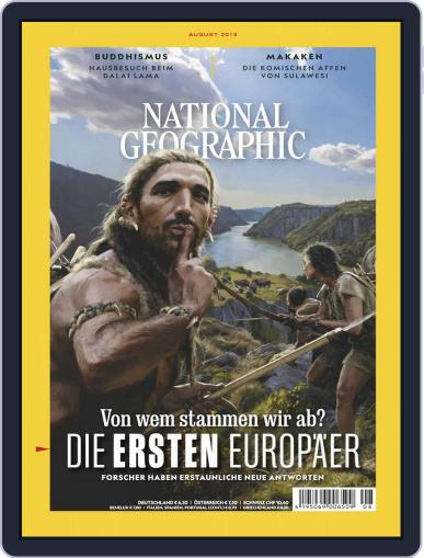 National Geographic Deutschland August 1st, 2019 Digital Back Issue Cover