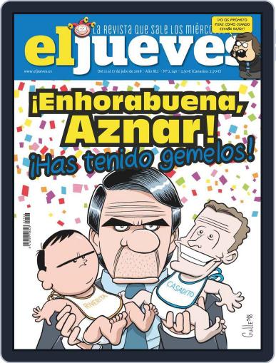 El Jueves July 11th, 2018 Digital Back Issue Cover