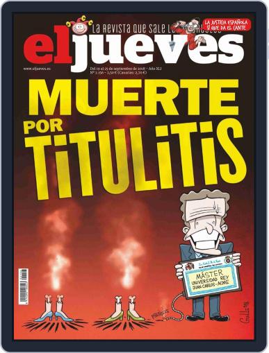 El Jueves September 19th, 2018 Digital Back Issue Cover
