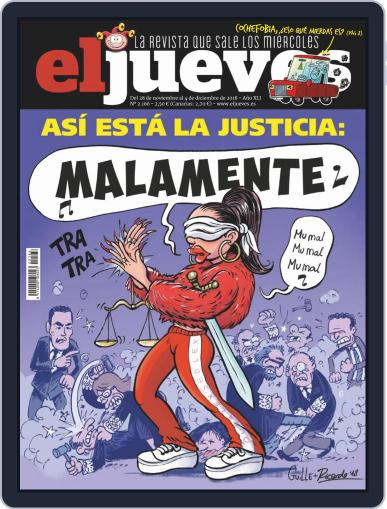 El Jueves November 28th, 2018 Digital Back Issue Cover