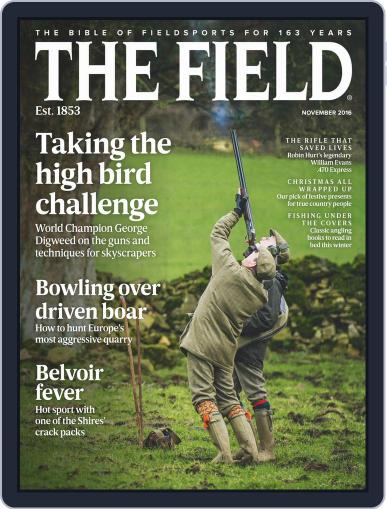 The Field November 1st, 2016 Digital Back Issue Cover