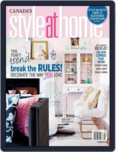 Style At Home Canada December 5th, 2012 Digital Back Issue Cover