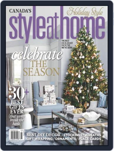 Style At Home Canada October 1st, 2013 Digital Back Issue Cover