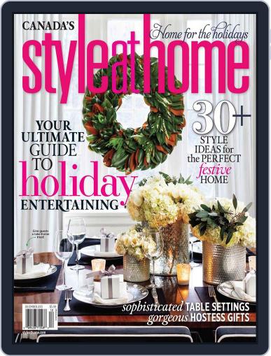 Style At Home Canada November 5th, 2013 Digital Back Issue Cover