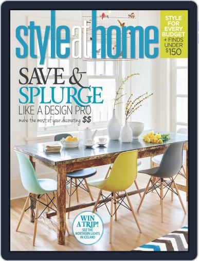 Style At Home Canada November 25th, 2014 Digital Back Issue Cover