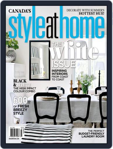 Style At Home Canada July 1st, 2015 Digital Back Issue Cover