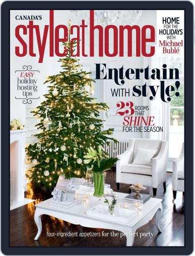 Style At Home Canada November 3rd, 2015 Digital Back Issue Cover
