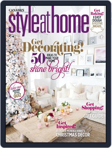 Style At Home Canada November 1st, 2016 Digital Back Issue Cover