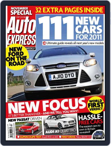 Auto Express October 20th, 2010 Digital Back Issue Cover