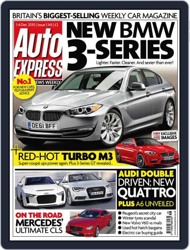 Auto Express December 1st, 2010 Digital Back Issue Cover