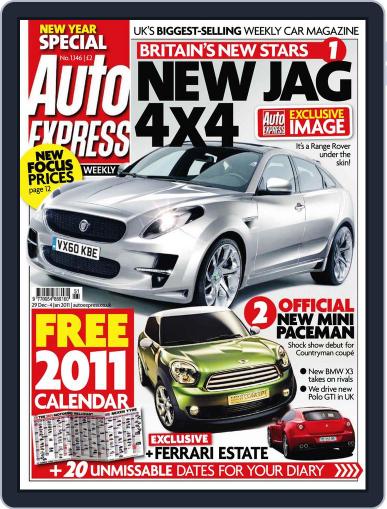 Auto Express December 28th, 2010 Digital Back Issue Cover