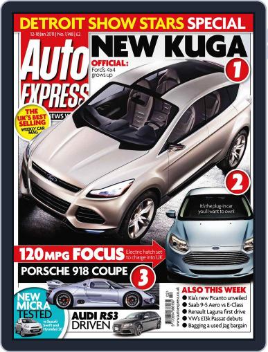 Auto Express January 17th, 2011 Digital Back Issue Cover