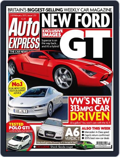 Auto Express February 2nd, 2011 Digital Back Issue Cover
