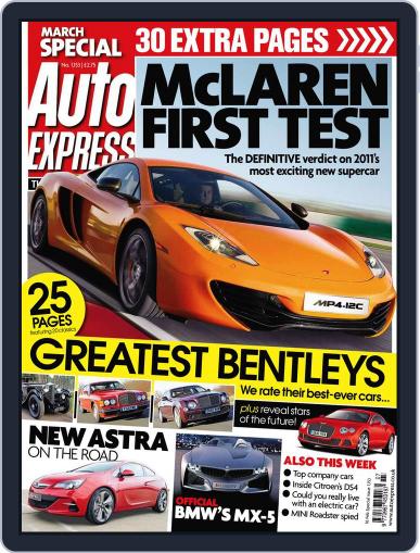 Auto Express February 15th, 2011 Digital Back Issue Cover