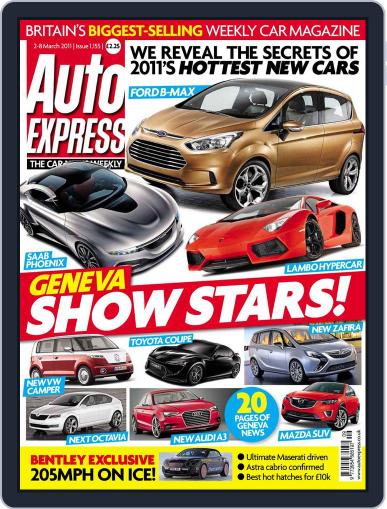 Auto Express March 11th, 2011 Digital Back Issue Cover