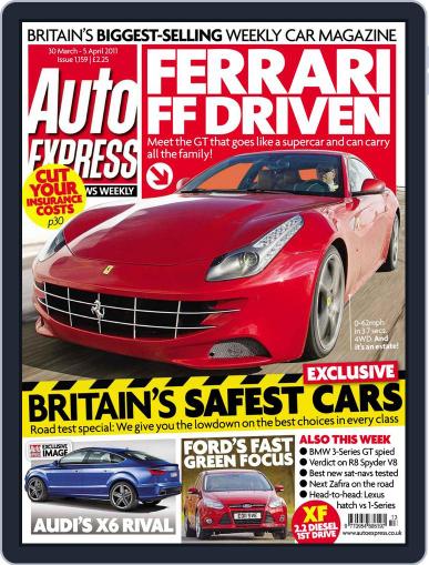 Auto Express March 29th, 2011 Digital Back Issue Cover
