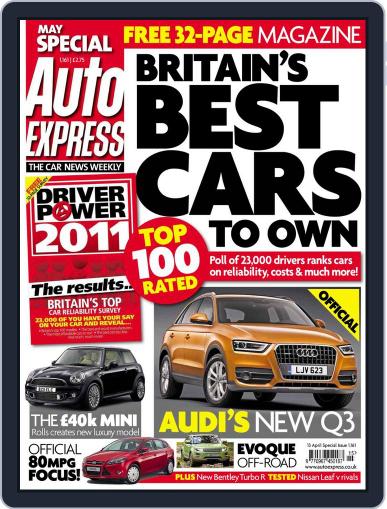 Auto Express April 12th, 2011 Digital Back Issue Cover