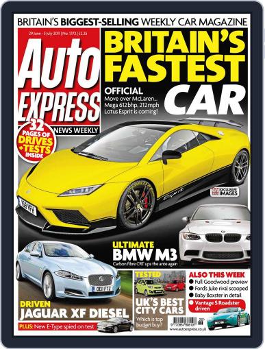 Auto Express June 28th, 2011 Digital Back Issue Cover