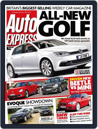 Auto Express July 19th, 2011 Digital Back Issue Cover