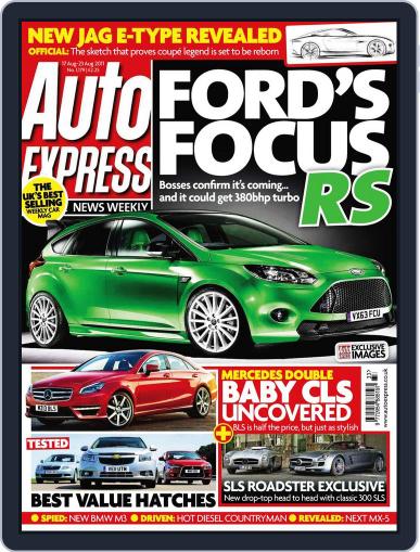 Auto Express August 16th, 2011 Digital Back Issue Cover
