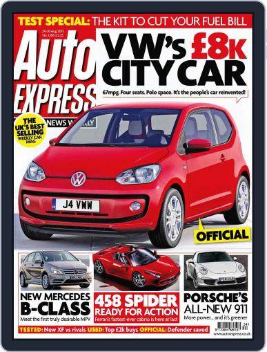 Auto Express August 24th, 2011 Digital Back Issue Cover
