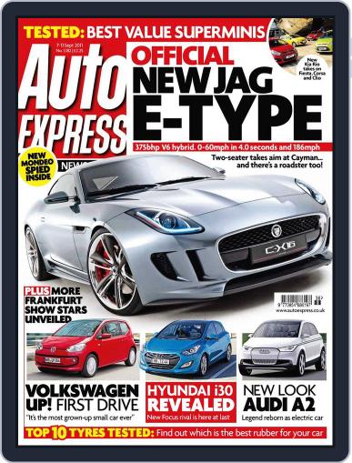Auto Express September 6th, 2011 Digital Back Issue Cover