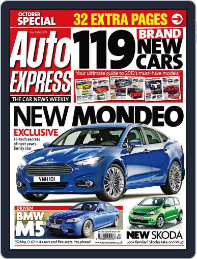 Auto Express September 27th, 2011 Digital Back Issue Cover