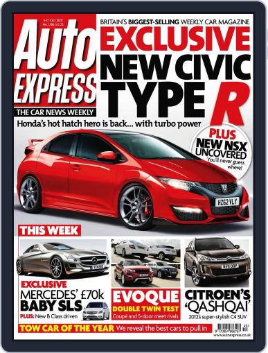 Auto Express October 5th, 2011 Digital Back Issue Cover