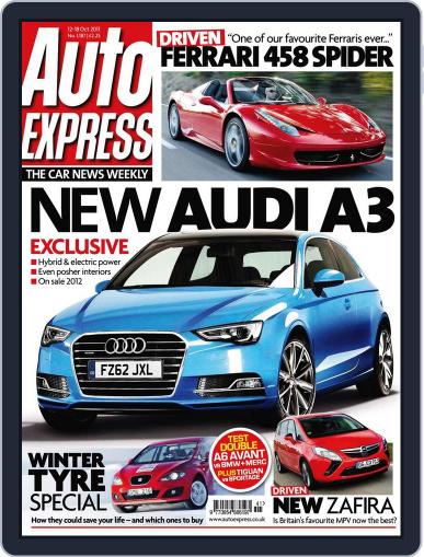 Auto Express October 11th, 2011 Digital Back Issue Cover