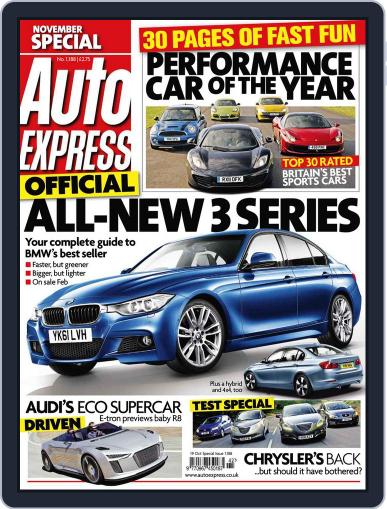 Auto Express October 18th, 2011 Digital Back Issue Cover