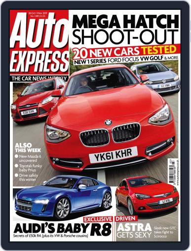 Auto Express October 25th, 2011 Digital Back Issue Cover